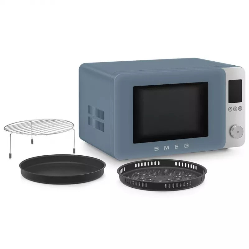 Smeg Kombimikrolaineahi MOC02SBMEU, 9 funktsiooni, 2100W, Storm Blue Matt