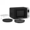 Smeg MOC02BLMEU Kombinatsioonmikrolaineahi, 9 funktsiooni, 2100W, mattmust
