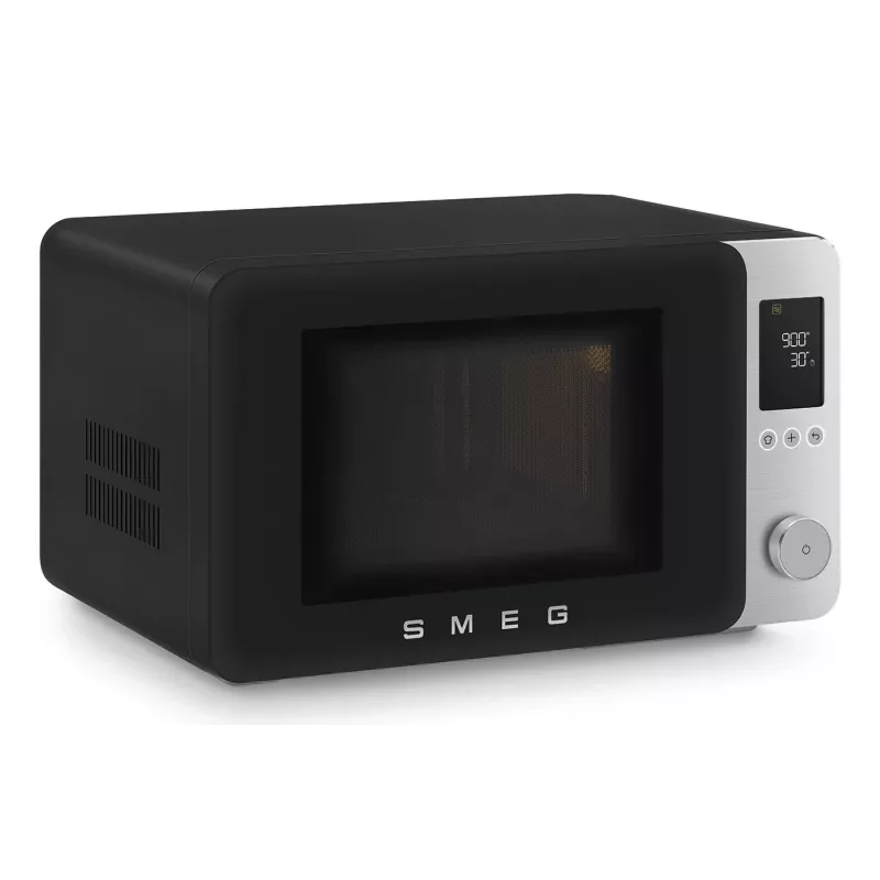 Smeg MOC02BLMEU Kombinatsioonmikrolaineahi, 9 funktsiooni, 2100W, mattmust