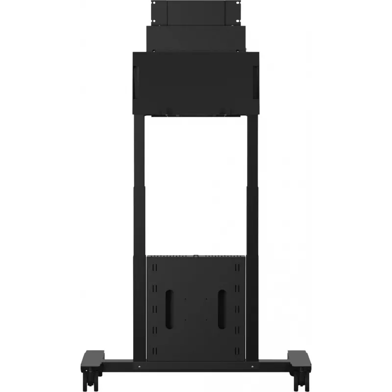 SMS Func Mobile Motorized Flipster 2 Cart - Must - Kuni 65 inch ekraanile - Microsoft Surface Hub 2S 50 inch, Samsung Flip WM55H, Flip 2 WM55R, WM65R, WM85R jaoks