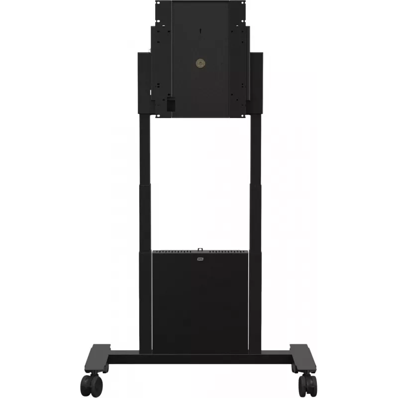 SMS Func Mobile Motorized Flipster 2 Cart - Must - Kuni 65 inch ekraanile - Microsoft Surface Hub 2S 50 inch, Samsung Flip WM55H, Flip 2 WM55R, WM65R, WM85R jaoks
