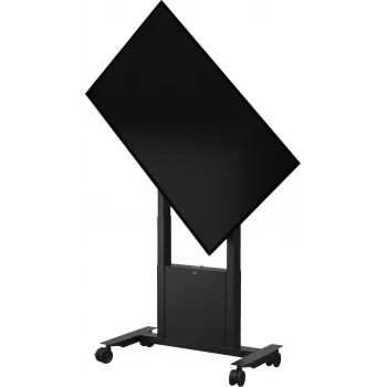 SMS Func Mobile Motorized Flipster 2 Cart - Must - Kuni 65 inch ekraanile - Microsoft Surface Hub 2S 50 inch, Samsung Flip WM55H, Flip 2 WM55R, WM65R, WM85R jaoks