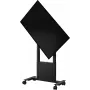 SMS Func Mobile Motorized Flipster 2 Cart - Must - Kuni 65 inch ekraanile - Microsoft Surface Hub 2S 50 inch, Samsung Flip WM55H, Flip 2 WM55R, WM65R, WM85R jaoks