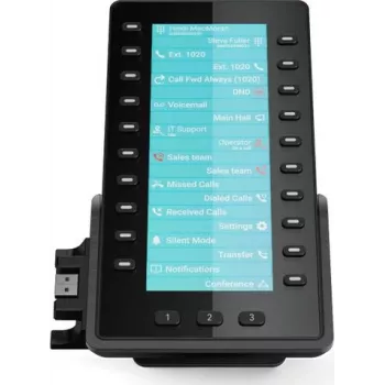 Snom D8C laiendusmoodul D862/D865 IP-telefonidele, 4,3-tolline värviline ekraan, 48 programmeeritavat klahvi, USB, must