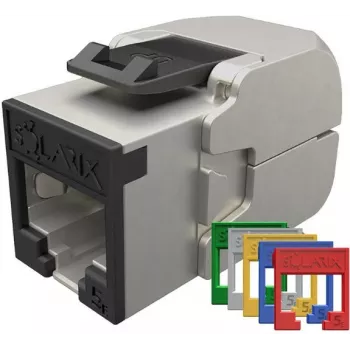 SOLARIX Cat.5E STP tööriistavaba keystone-pistik, RJ45, valge