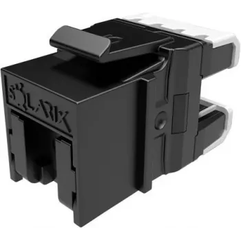 SOLARIX Cat.6 UTP RJ45 tööriistavaba keystone-pesa, must