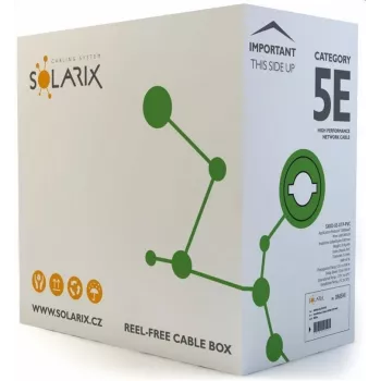 Solarix CAT5e UTP PVC paigalduskaabel 305 m kast SXKD-5E-UTP-PVC