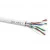 SOLARIX SXKD-6A-FFTP-LSOH Cat.6A F/FTP paigalduskaabel, LSOH, Dca-s2,d2,a1, 500m puidust rull, hall