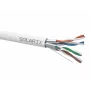 SOLARIX SXKD-6A-FFTP-LSOH Cat.6A F/FTP paigalduskaabel, LSOH, Dca-s2,d2,a1, 500m puidust rull, hall