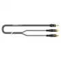 Sommer Cable SC-Onyx 0,25mm² Balanced Audio Patch-kaabel 1m must