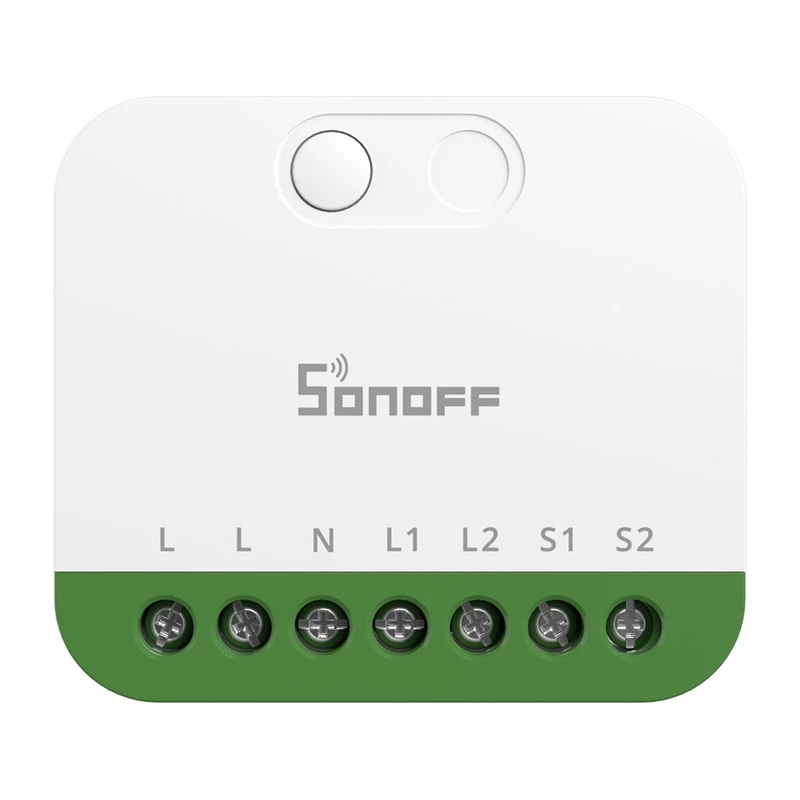 Sonoff MINI-2GS Matter kahe kanaliga minilüliti