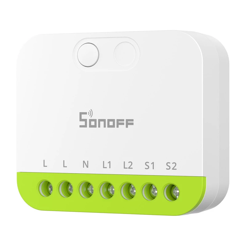 Sonoff MINI-ZB2GS ZigBee kahe kanaliga minilüliti