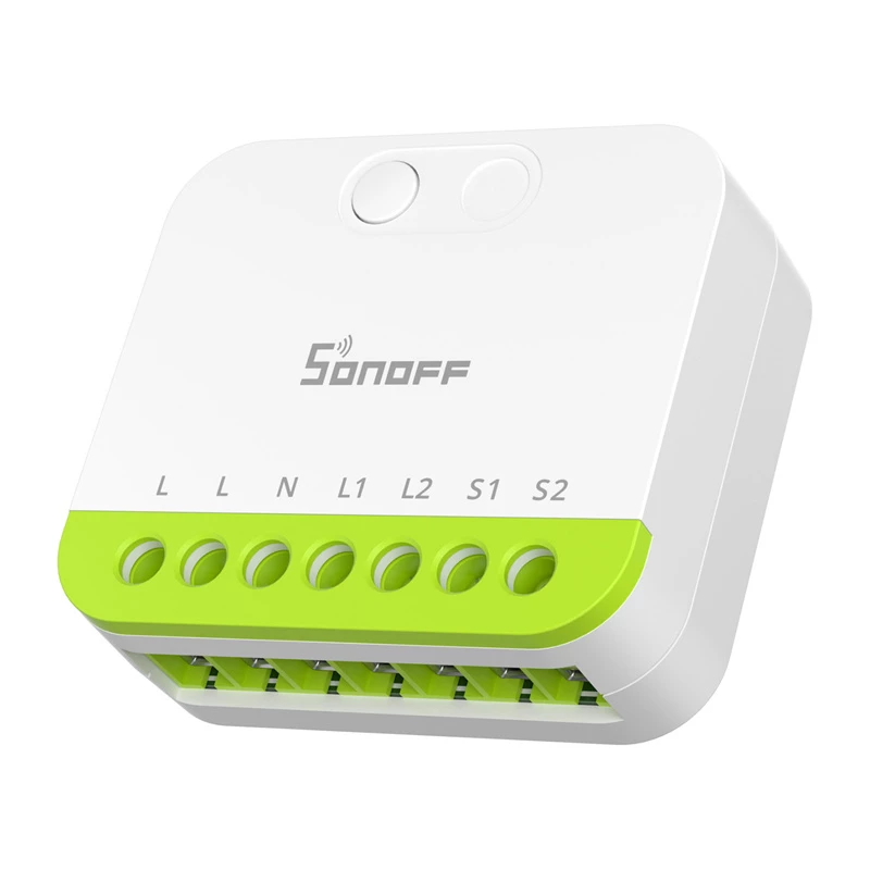 Sonoff MINI-ZB2GS ZigBee kahe kanaliga minilüliti