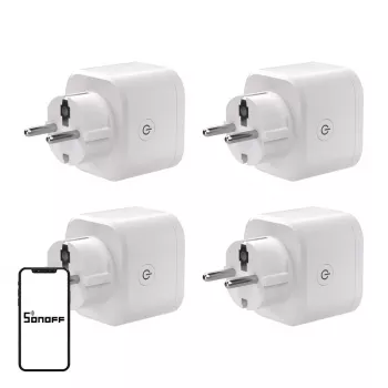 SONOFF S61s Matter välispistik Wi-Fi kaudu, 4-pakk