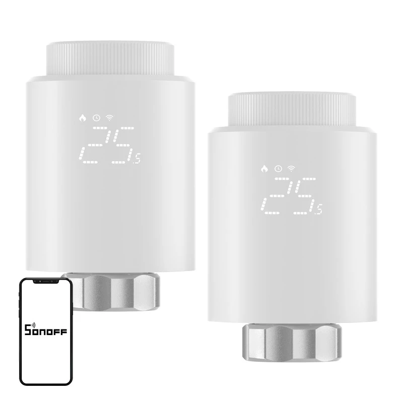 SONOFF ZigBee TRVZB termostaatpea, 2-pakk