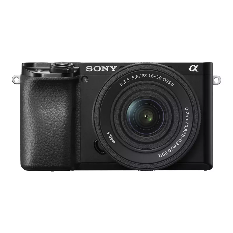 Sony Alpha 6100A ILCE6100AKB.CEC hübriidkaamera E PZ 16–50mm OSS II objektiiviga, must