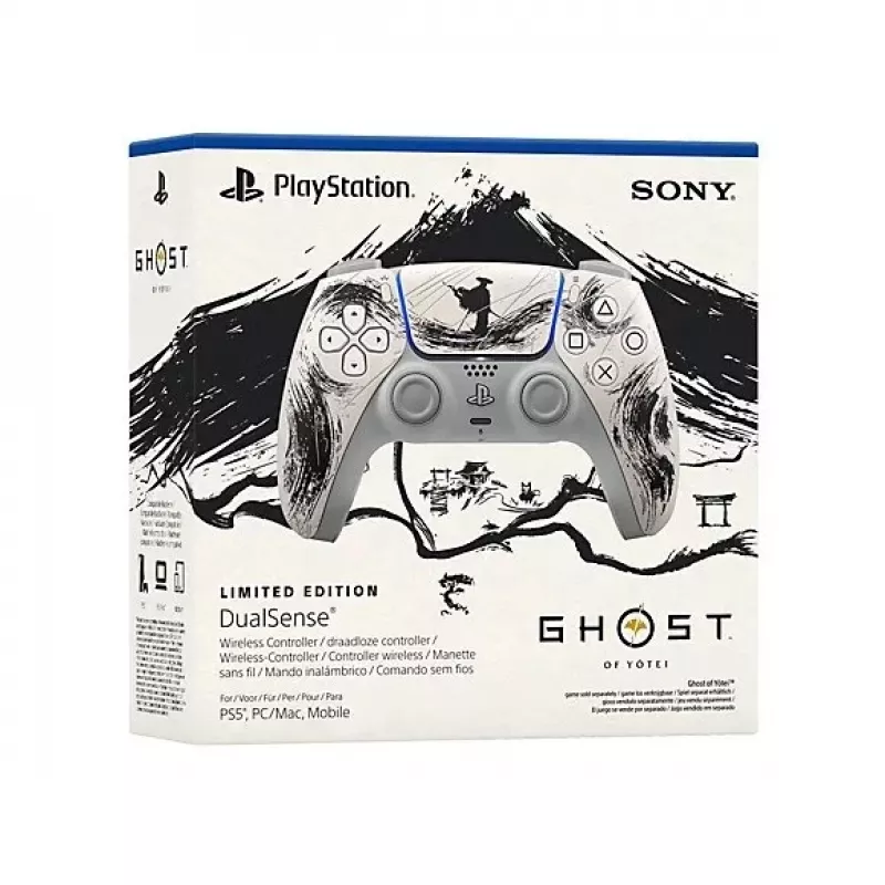 Sony DualSense Wireless Controller Ghost of Yotei Black Edition for PS5, PC, Mac, iOS, Android