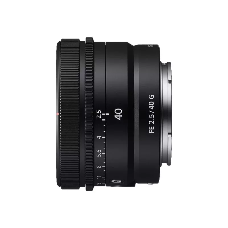 Sony FE 40mm f/2.5 G täiskaader prime objektiiv (SEL40F25GB.SYX)