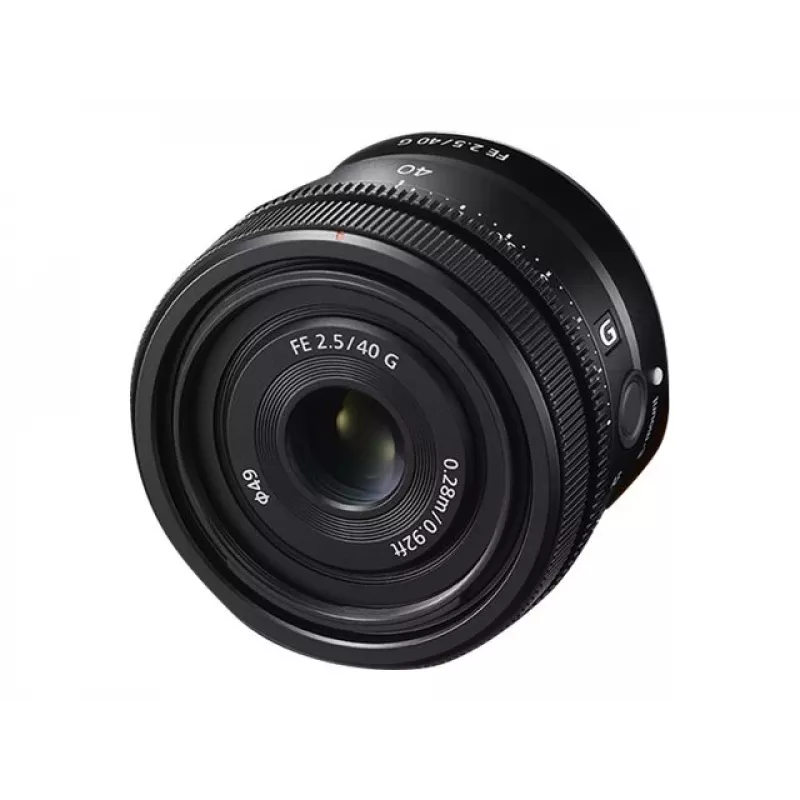 Sony FE 40mm f/2.5 G täiskaader prime objektiiv (SEL40F25GB.SYX)