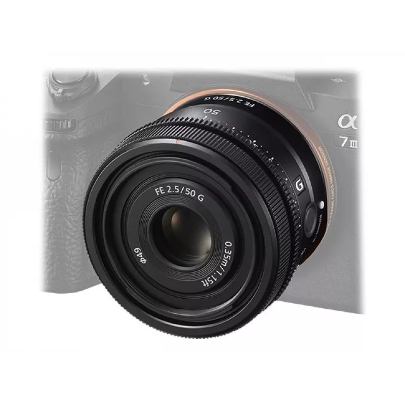 Sony FE 50mm f/2.5 G objektiiv