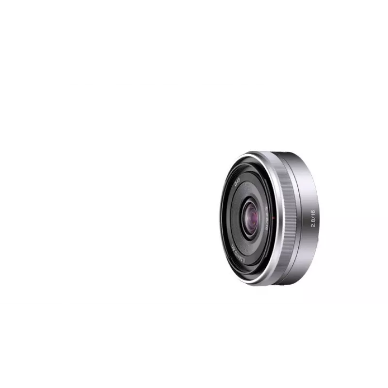 Sony SEL16F28S.SYX E-Mount 16mm f/2.8 lainurkne prime-objektiiv (APS-C, must)