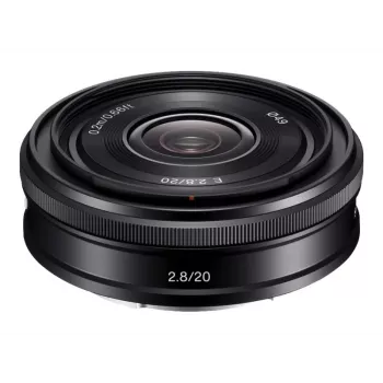 Sony SEL20F28B.SYX E-Mount 20mm f/2.8 Prime Objektiiv (Must)