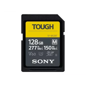 Sony SF-M256T TOUGH UHS-II SDXC mälukaart 256GB V60 U3 277MB/s lugemiskiirus 150MB/s kirjutuskiirus veekindel tolmukindel löögikindel