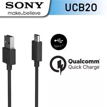 Sony UCB-20 USB-C andmekaabel 3A 1m must (hulgipakend)