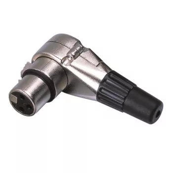 Soundsation GO-LINK SXLR034F-B 3-pin XLR emane pistik, jootmisega, must, 25 tk