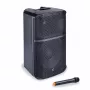 Soundsation Provibe 10AIR Aktiivne 10-tolline 2-suunaline PA kõlar Bluetoothi ja USB MP3-mängijaga, 300W RMS, must
