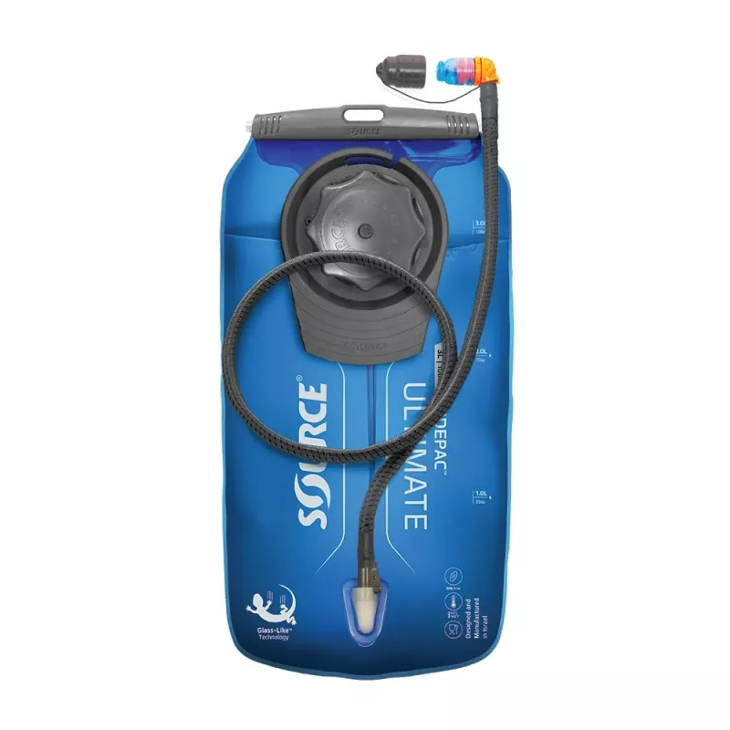 Source Widepac Ultimate 3L Hydration Bladder - Alpine Blue