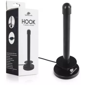 Spacetronik Hook TV DVB-T2 magnetantenn 28 dBi võimendiga ja 3 m kaabliga