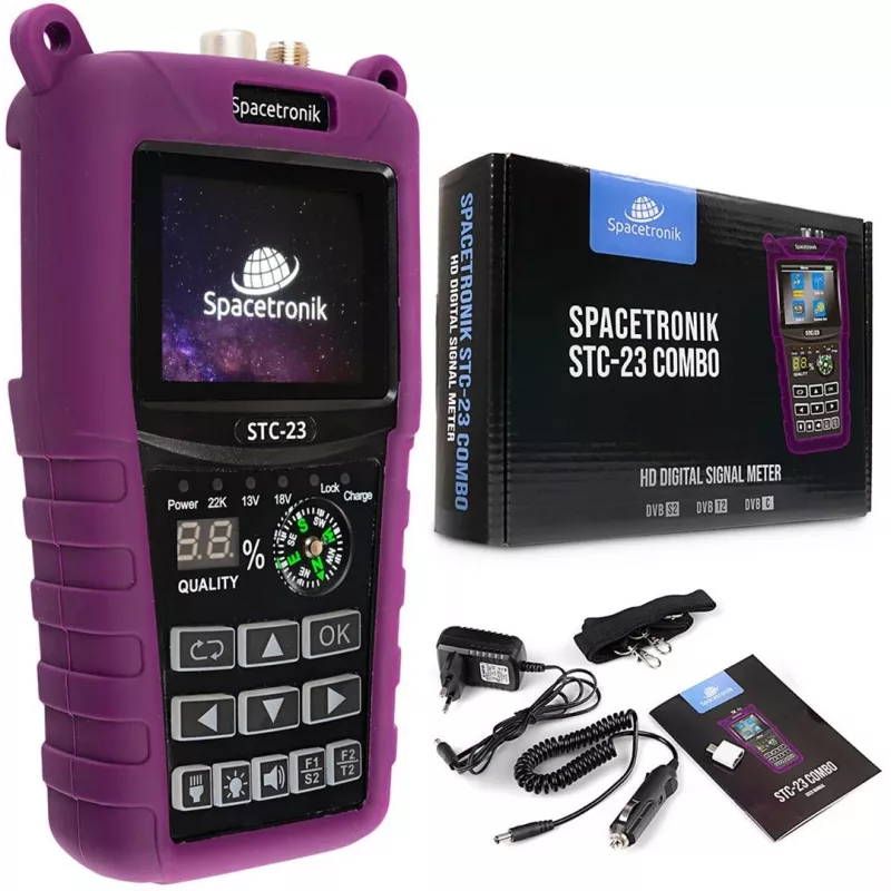 Spacetronik STC-23 VF6800 Combo DVB-S2+T2/C satelliidimõõtur