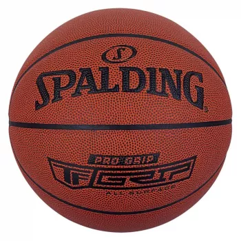 Spalding Pro Grip Basketball Size 7 – Indoor/Outdoor Composite Leather, Deep Channel, 8-Panel