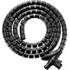 SpeaKa Professional kaabli spiraalmähis polüuretaan PE must paindlik 15 mm x 2,5 m (SP-13402968)