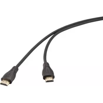 SpeaKa Professional HDMI-kaabel 2.0 4K UHD 2m must kullatud pistikutega SP-13660972