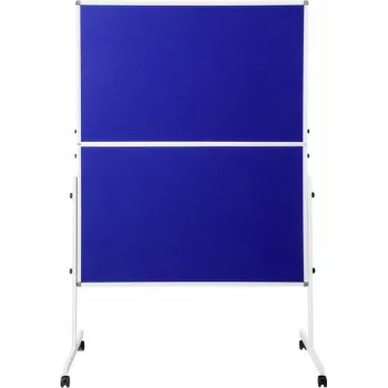 SpeaKa Professional Modereerimistahvel SP-PB-B01 Sinine Vilt 1250 x 1850 mm Kokkupandav Ratastega Kahepoolne SP-12058196