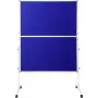 SpeaKa Professional Modereerimistahvel SP-PB-B01 Sinine Vilt 1250 x 1850 mm Kokkupandav Ratastega Kahepoolne SP-12058196