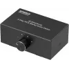 SpeaKa Professional SP-AS-500 4-porti Cinch audio lüliti kahesuunaline metallkorpus