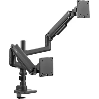 SpeaKa Professional SP-MM-980 kahe monitori lauahoidik 17–49-tollistele ekraanidele, reguleeritava kõrgusega, kallutamine, pööramine, pöörlemine, gaasvedru, must SP-12355452