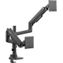 SpeaKa Professional SP-MM-980 kahe monitori lauahoidik 17–49-tollistele ekraanidele, reguleeritava kõrgusega, kallutamine, pööramine, pöörlemine, gaasvedru, must SP-12355452