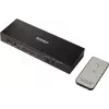 SpeaKa Professional SP-SWAP-500 2-pordiline HDMI KVM maatrikslüliti heliga, 4K UHD, USB 2.0 jaotur, metall, must SP-13904372