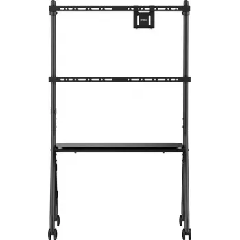 SpeaKa Professional SP-TVC-1600 TV rullikuga käru 49–80 tolli kõrgusreguleeritav põrandaalus AV-riiuli ja kaamerariiuliga (SP-14375748)