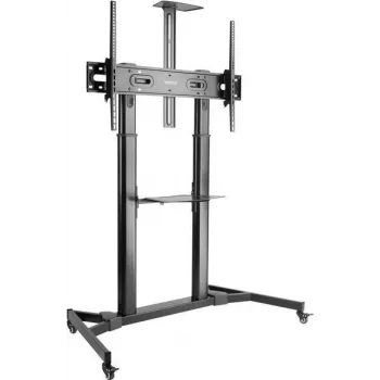 SPEAKA PROFESSIONAL SP-TVC-600 TV käru 60 inch-100 inch ekraanidele, kõrgusreguleeritav, 100 kg kandevõime, lukustatavad rattad, must SP-10446752