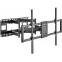 SpeaKa Professional SP-TVM-1300 TV seinakinnitus 60–120-tollistele teleritele, kallutamine ja pööramine, kandevõime 120 kg, must