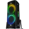 Kõlar Party Box SVEN PS-1250, must (300W, TWS, IPx4, Bluetooth, FM, USB, microSD, LED-ekraan, 13500mAh)
