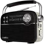 Kõlar SVEN SRP-500, must (3W, Bluetooth, FM/AM/SW, USB, microSD, AUX, aku)
