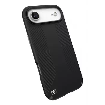 Speck Presidio2 Grip Case iPhone 17 Air jaoks - Must/Slate Grey/Valge