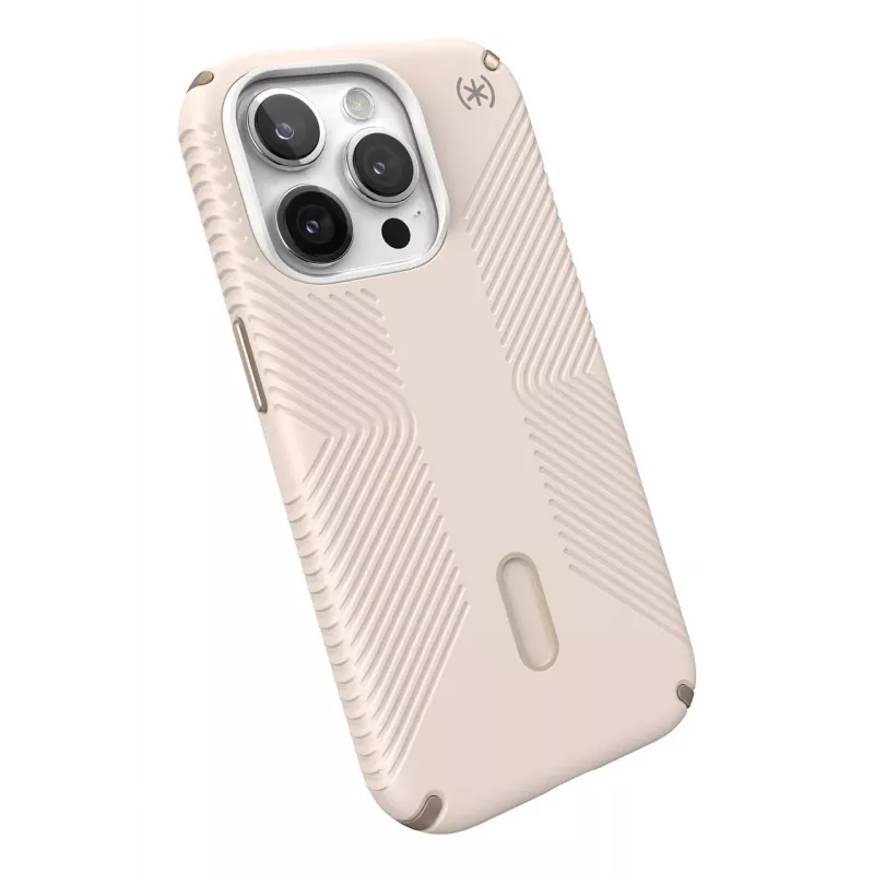 Speck Presidio2 Grip ClickLock & Magsafe iPhone 15 Pro jaoks (Bleached Bone / Heirloom Gold / Hazel Brown)