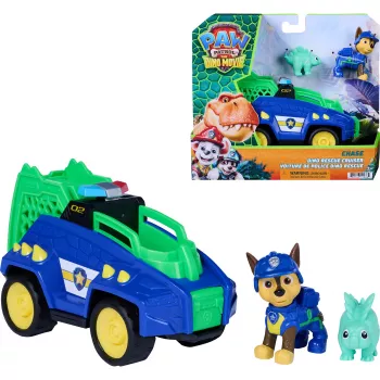 SPINMASTER Paw Patrol: The Dino Movie - Chase'i Dino Rescue Cruiser